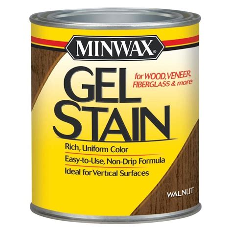 Minwax Gel Stain Walnut Oil-Based Interior Stain (Quart) in the Interior Stains department at ...