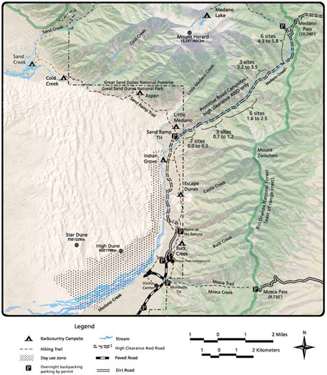 Great Sand Dunes National Park Map – Map Of The Usa With State Names