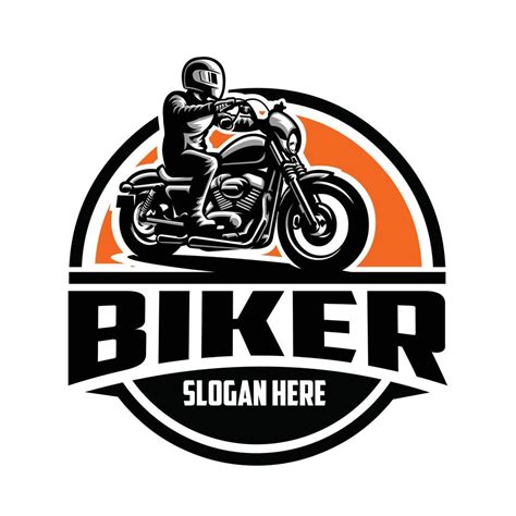 Premium Biker logo template vector illustration. Perfect logo for ...