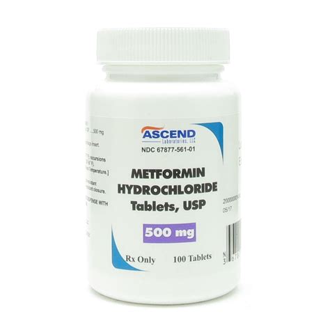 Metformin, 500mg, 100 Tablets/Bottle | McGuff Medical Products