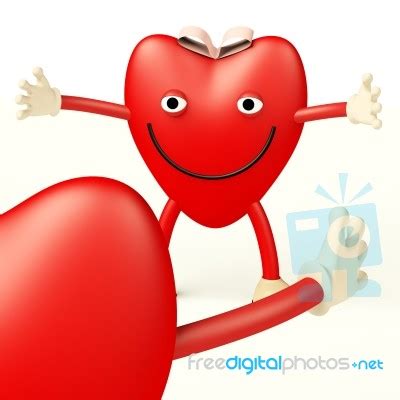 Heart Cartoon Characters Stock Image - Royalty Free Image ID 10079483