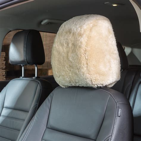 Sheepskin Headrest Cover Custom Tailor-Made | Ultimate Sheepskin