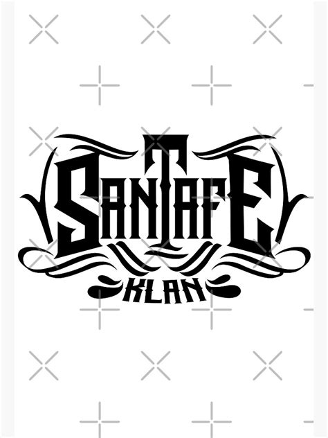 "Santa Fe Klan Merch Santa Fe Klan Logo" Metal Print for Sale by AfafShopy | Redbubble