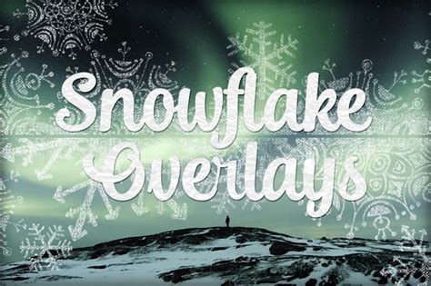 Grungy Textured Snowflake Overlays | Textures ~ Creative Market