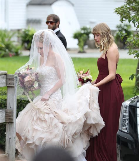 Taylor Swift Looks Stunning as a Bridesmaid For BFF Abigail Anderson's ...