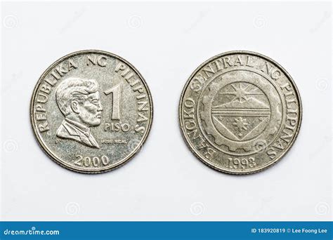 Philippine 1 Peso Coin Year 2000 Stock Image - Image of economy, curency: 183920819