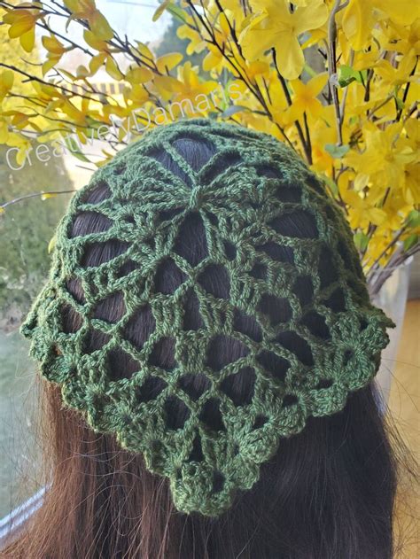 Butterfly Crochet Kerchief/hair Kerchief/headband/bandana/hair - Etsy Canada in 2023 | Crochet ...
