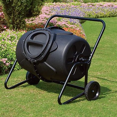 Large-Tumbling-Composter-Compost-Tumbler-45-Gal-Rotating-Wheels-Portable-Outdoor | Compost ...