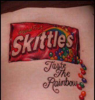 Skittles tattoo | Picture tattoos, Skittles, Cute tattoos for women