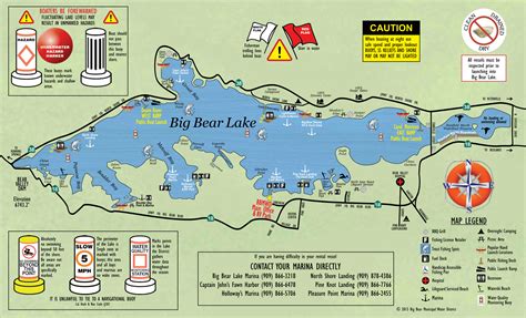 Big Bear Lake Map | Big Bear California Map | Get Boards