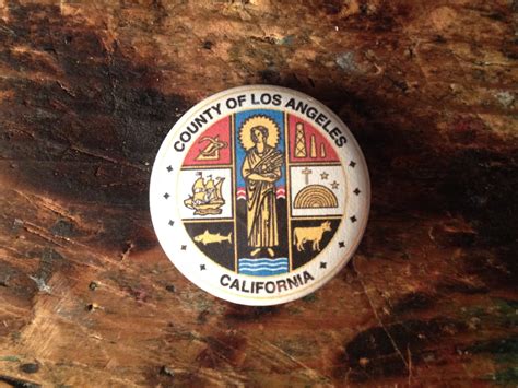 Los Angeles County Seal Pinback Button · Fat and Nerdy · Online Store Powered by Storenvy