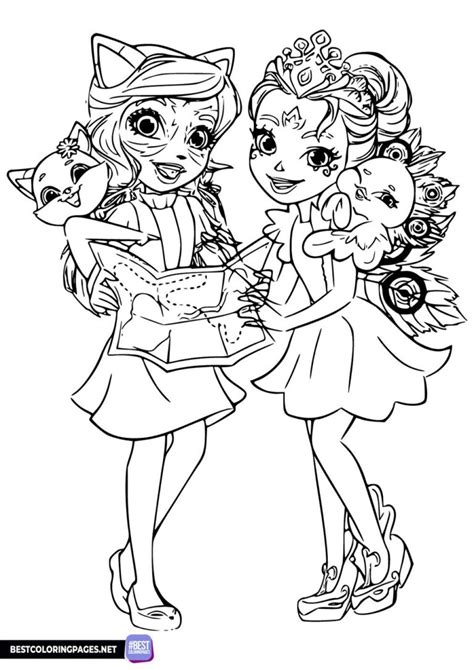 Enchantimals coloring pages - Bestcoloringpages.net