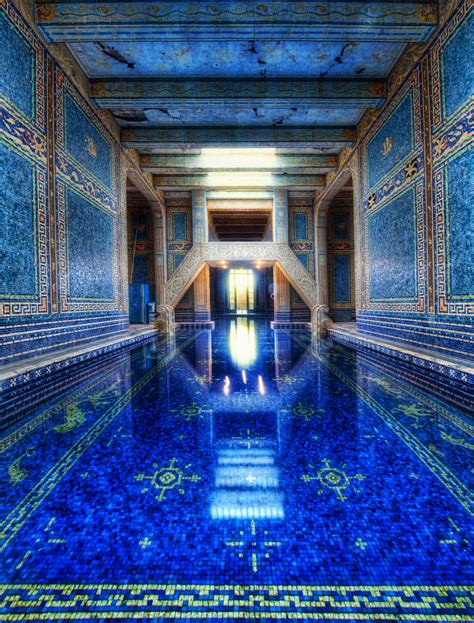 The Azure Blue Indoor Pool at Hearst Castle photo on Sunsurfer