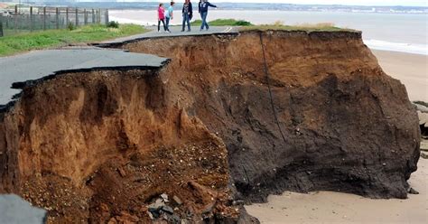 Coastal Erosion Before And After