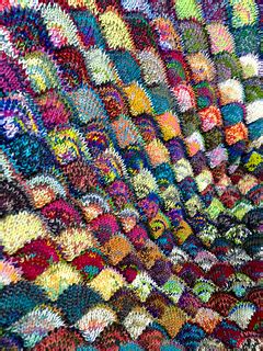 Ravelry: Seashell Scrap Yarn Blanket pattern by Charan Sachar