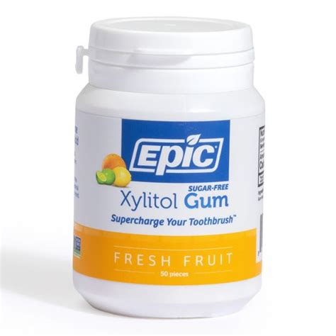 EPIC Xylitol Chewing Gum Fresh Fruit - Grow Live Thrive