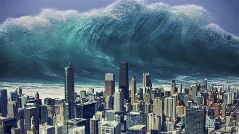 NASA Captures World's Biggest Tsunami Waves Heading Towards Land - YouTube