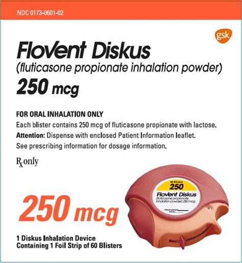 Flovent Diskus: Package Insert - Drugs.com