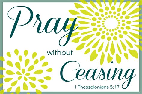 Pray Without Ceasing ~ Printable