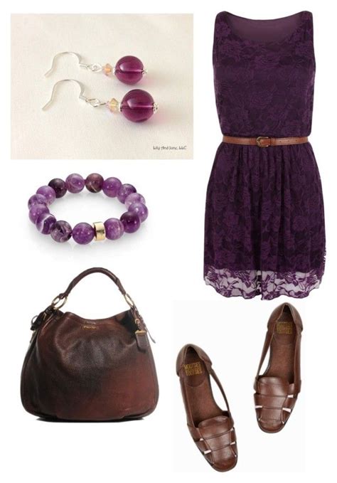 Purple and Brown Outfit! | Brown outfit, Women, Clothes design