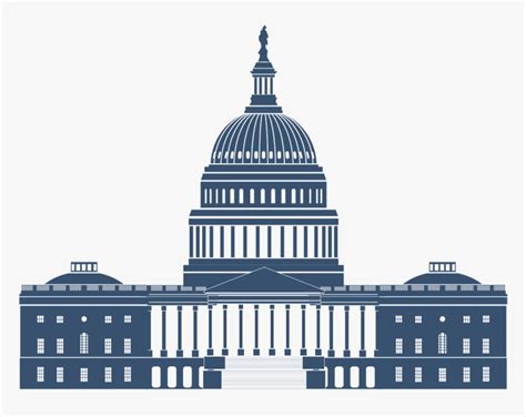 Us Capitol Building Png, Transparent Png - kindpng