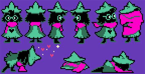 Pixilart - Ralsei Spritesheet by PixelatedJoJo