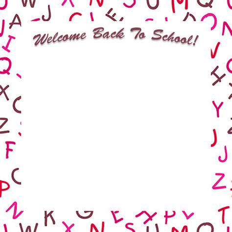 Free Welcome Borders - Frames - Graphics - Clipart