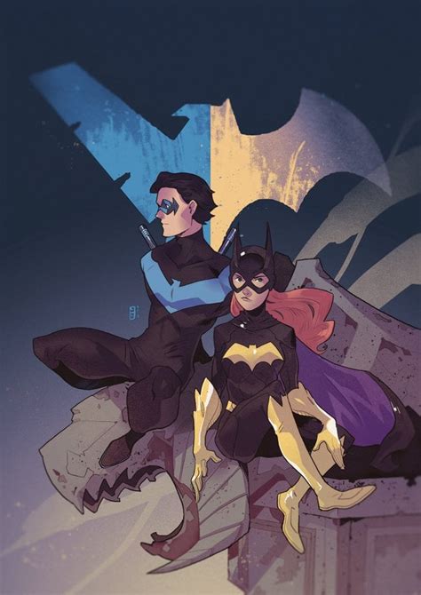 Batgirl And Nightwing Fan Art