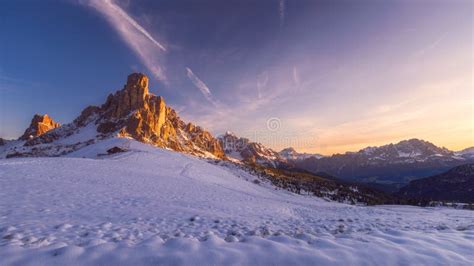 Winter in the Dolomites, Northern Italy Stock Photo - Image of dolomiti, alps: 110091734