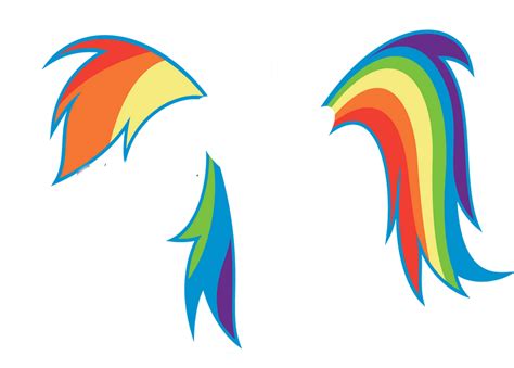 Rainbow Dash Mane+Tail by Minty-The-Art-Fox on DeviantArt