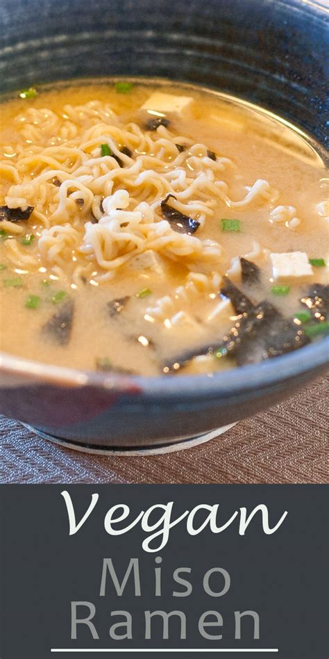 Vegan Miso Ramen Soup - Life Currents