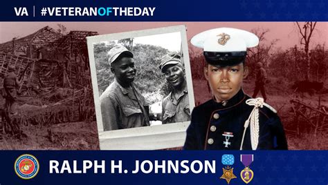 #VeteranOfTheDay Marine Veteran Ralph H. Johnson - VA News