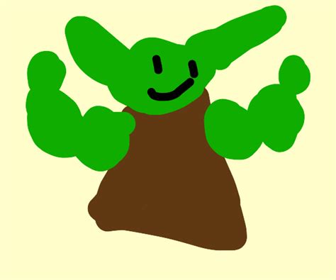 buff baby yoda - Drawception