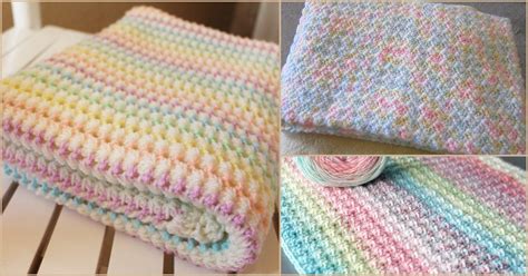 Delicate-Colored Baby Blanket Free Patterns Your Crochet