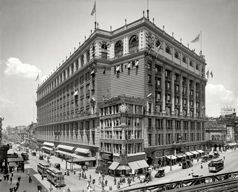 Macys Herald Square: 1908 high-resolution photo | Vintage new york, New ...