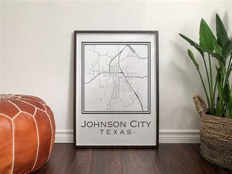 Johnson City Texas Map digital Download - Etsy