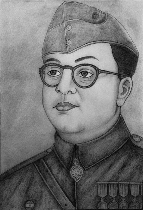 netaji subhash chandra bose | Army drawing, Sketches easy, Animal ...