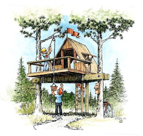 Easy-to-Build Treehouse – B4UBUILD