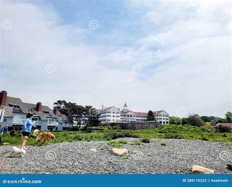 Beach in Kennebunkport, Maine Editorial Stock Photo - Image of shore ...