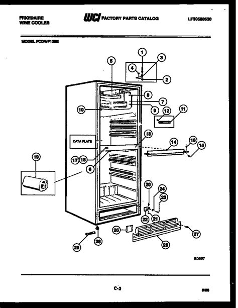 Frigidaire Refrigerator Parts Diagram