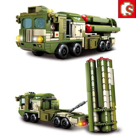 红旗-9远程防空导弹 中号（HQ-9 Anti-Aircraft Missiles System）（森宝SEMBO 105595） | Brick4.com - 最实用的国产积木索引表