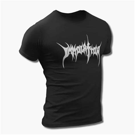 Immolation Band T-Shirt, Immolation Logo Tee-Shirt, Death Metal Merch – Metal Band T-Shirt ...