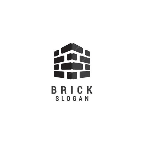 Premium Vector | Bricks logo icon design template premium vector