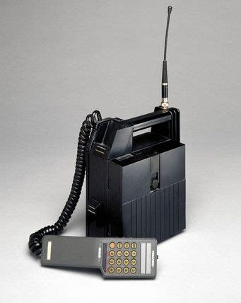 The first hand-held cell phone was demonstrated by John F. Mitchell and ...