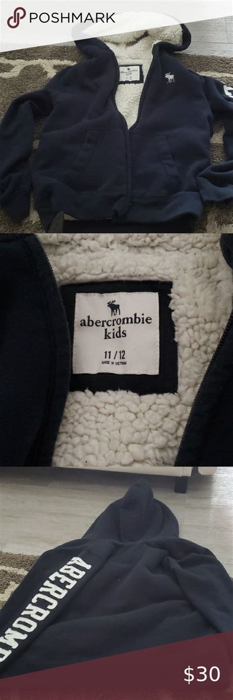 Abercrombie and fitch hoodie | Hoodies, Abercrombie kids, Navy blue hoodie