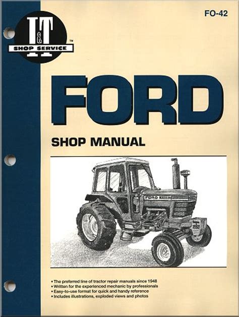 Ford Tractor Repair Manual 5000, 6000, 7000 Series | I&T/Clymer