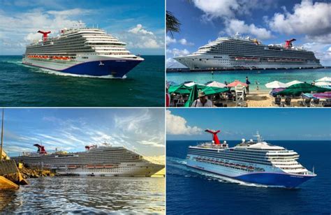 Carnival Cruise Ships by Size: Biggest to Smallest