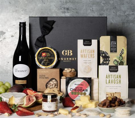 Cheese and Wine Hamper - Charityhampers.com.au - GB