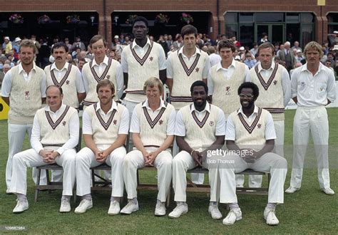 Somerset County Cricket Team, at Taunton, June 1981. Back row :... News ...