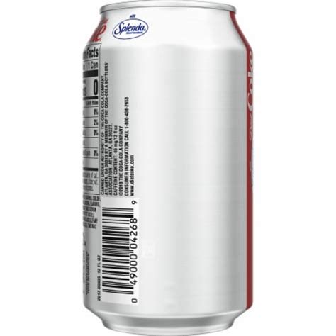 Diet Coke® with Splenda Cola Soda, 12 fl oz - Pay Less Super Markets